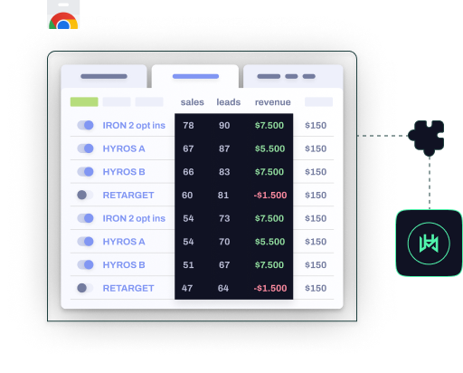 Analyze Client Stats INSIDE Native Ad Managers With The HYROS Extension